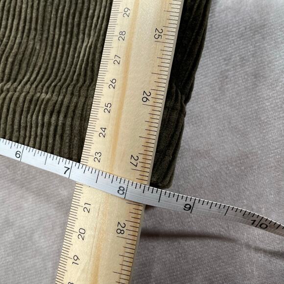 90’s Club Room Dark Olive Green Vintage Corduroy Pants - Picture 5 of 8